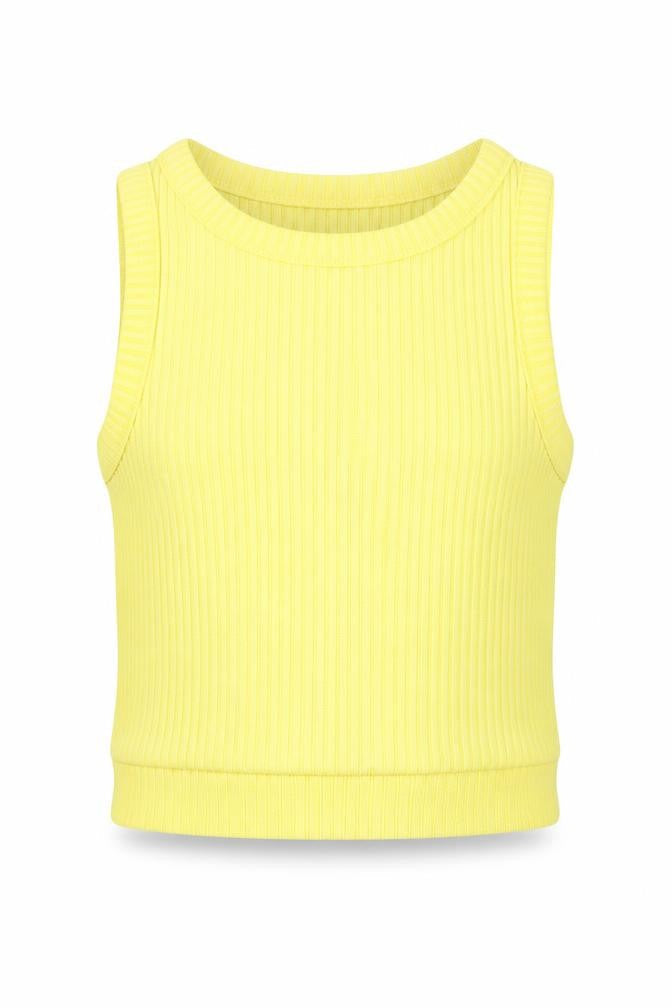 River Island Girls Yellow   Basic Tank Size 3-4 Years