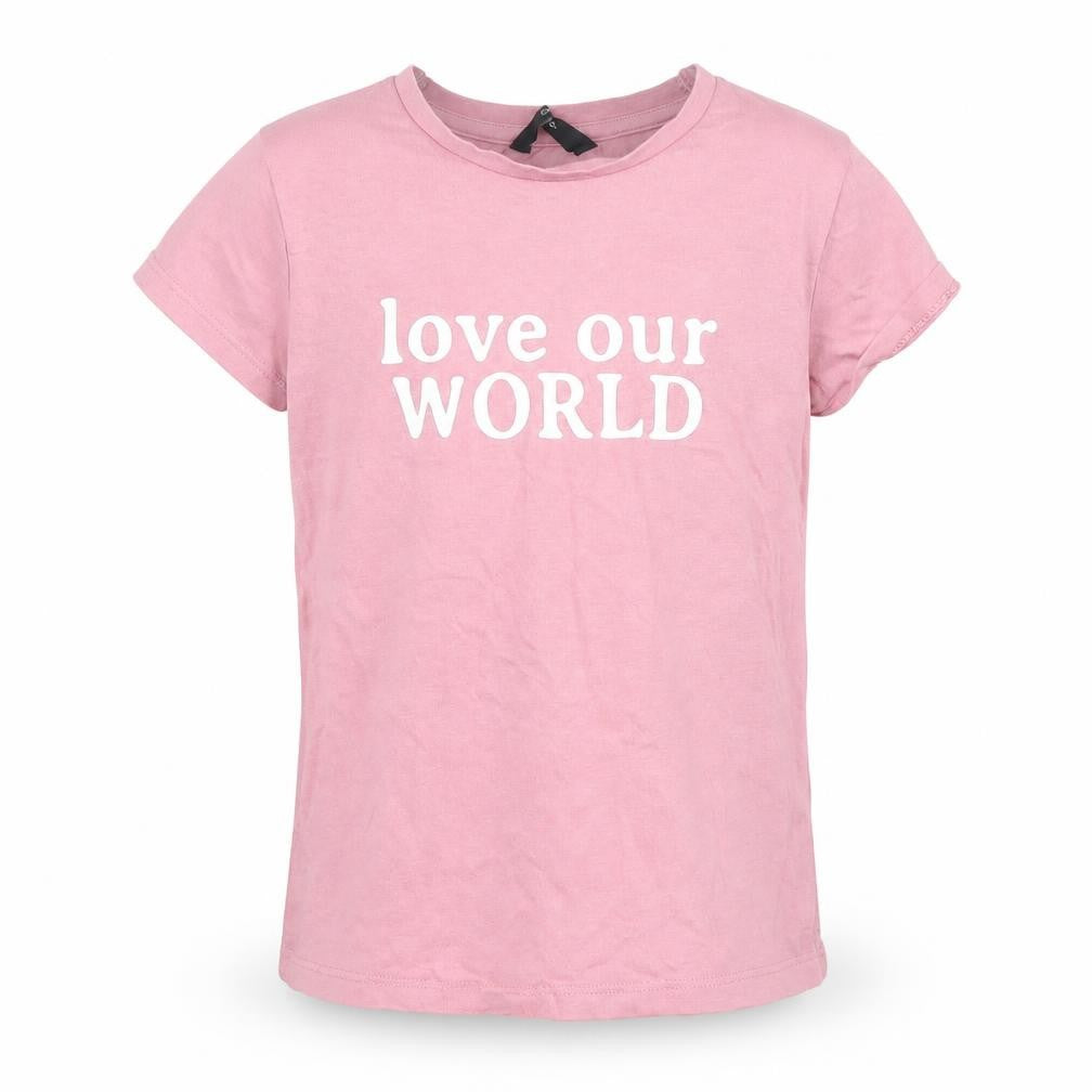 George Girls Pink   Basic T-Shirt Size 5-6 Years