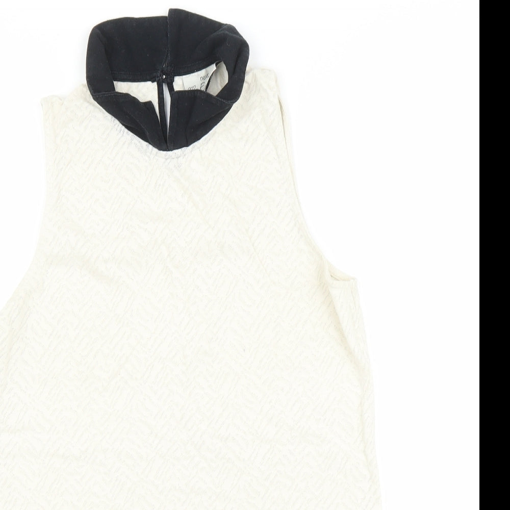 NEXT Womens White   Basic Tank Size 8