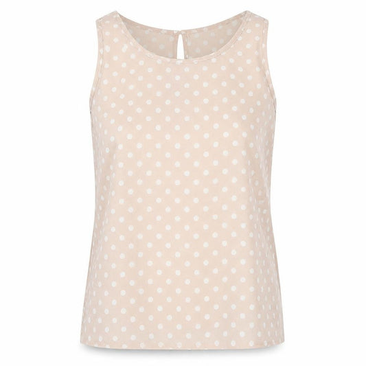 Cameo Rose Womens Pink Polka Dot  Basic Tank Size 8