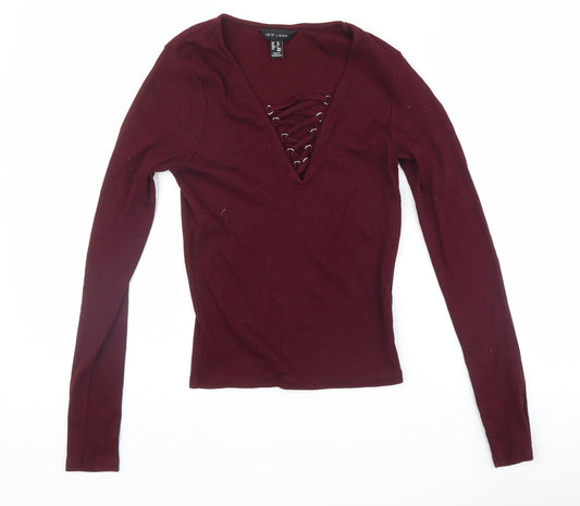 New Look Womens Purple   Pullover Jumper Size 10