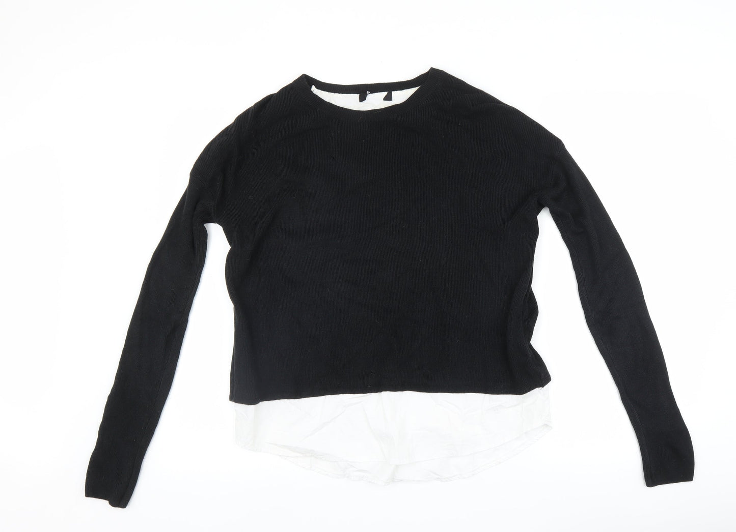 New Look Womens Black   Pullover Jumper Size 10