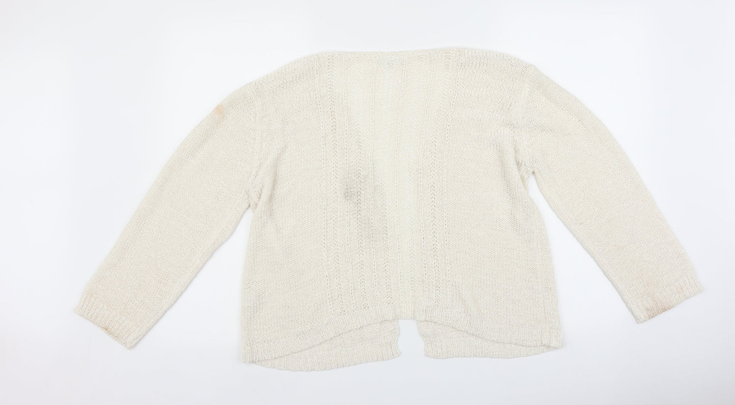 Ethel Austin Womens Ivory   Cardigan Jumper Size 18