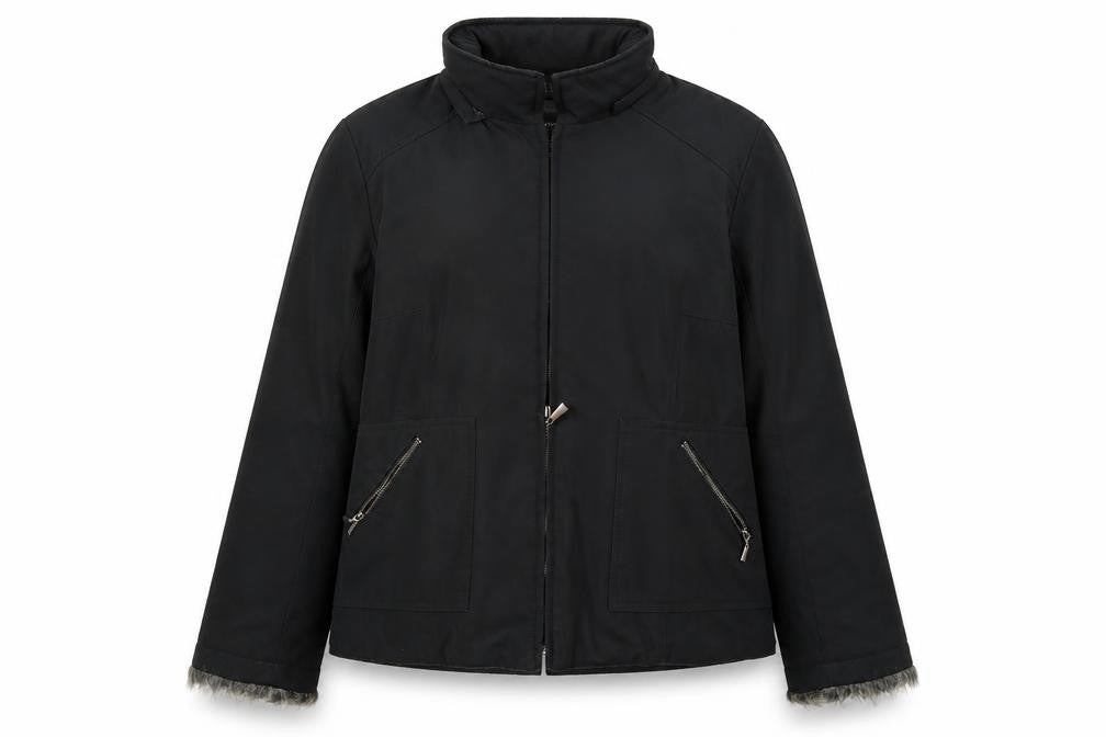 Principles Womens Black   Overcoat Coat Size 14