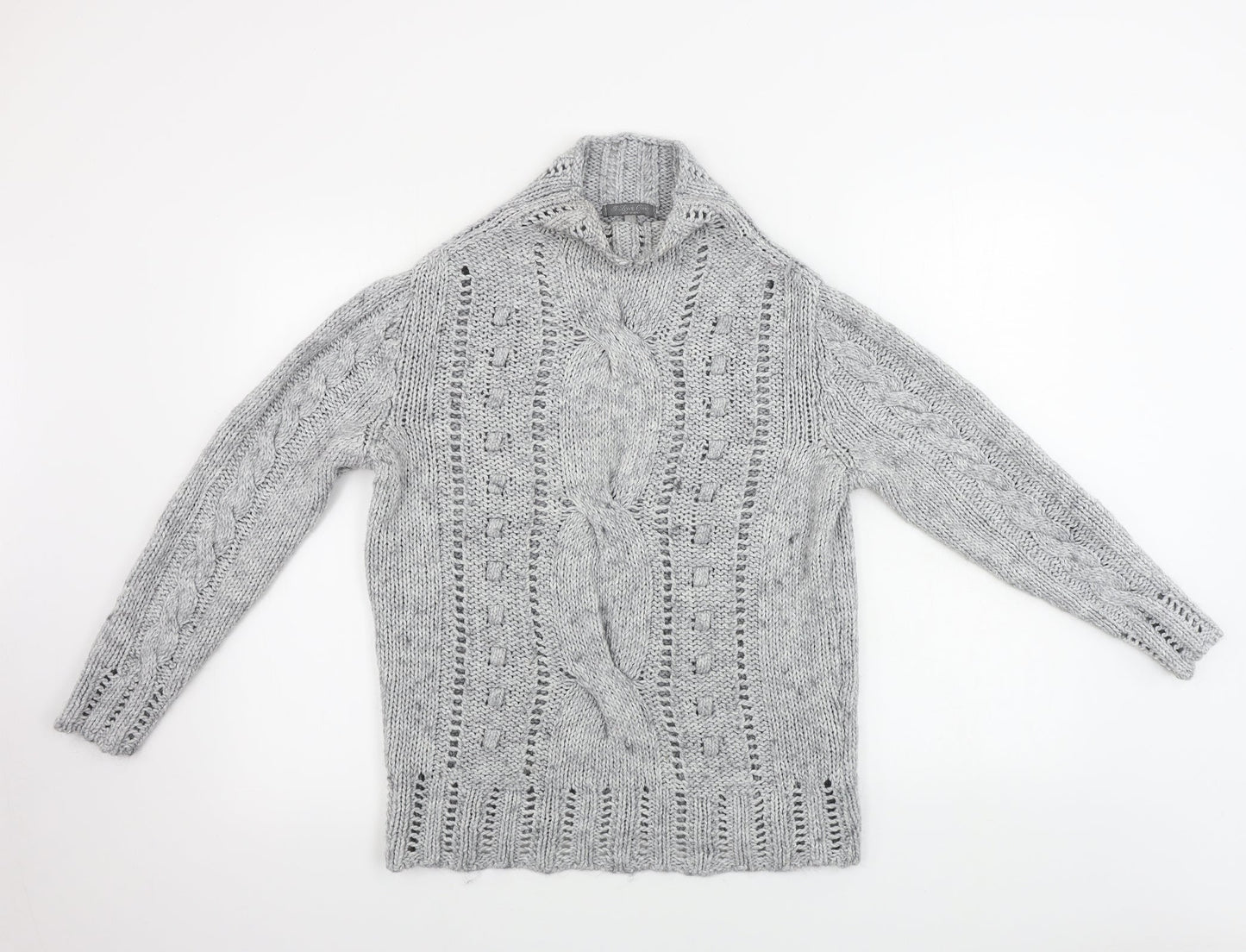 love chic Womens Grey   Pullover Jumper Size L