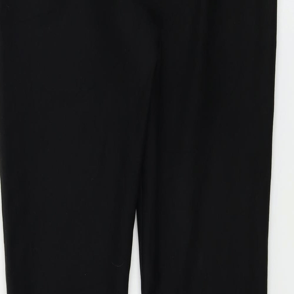 Preworn  Womens Black   Trousers  Size L L25 in