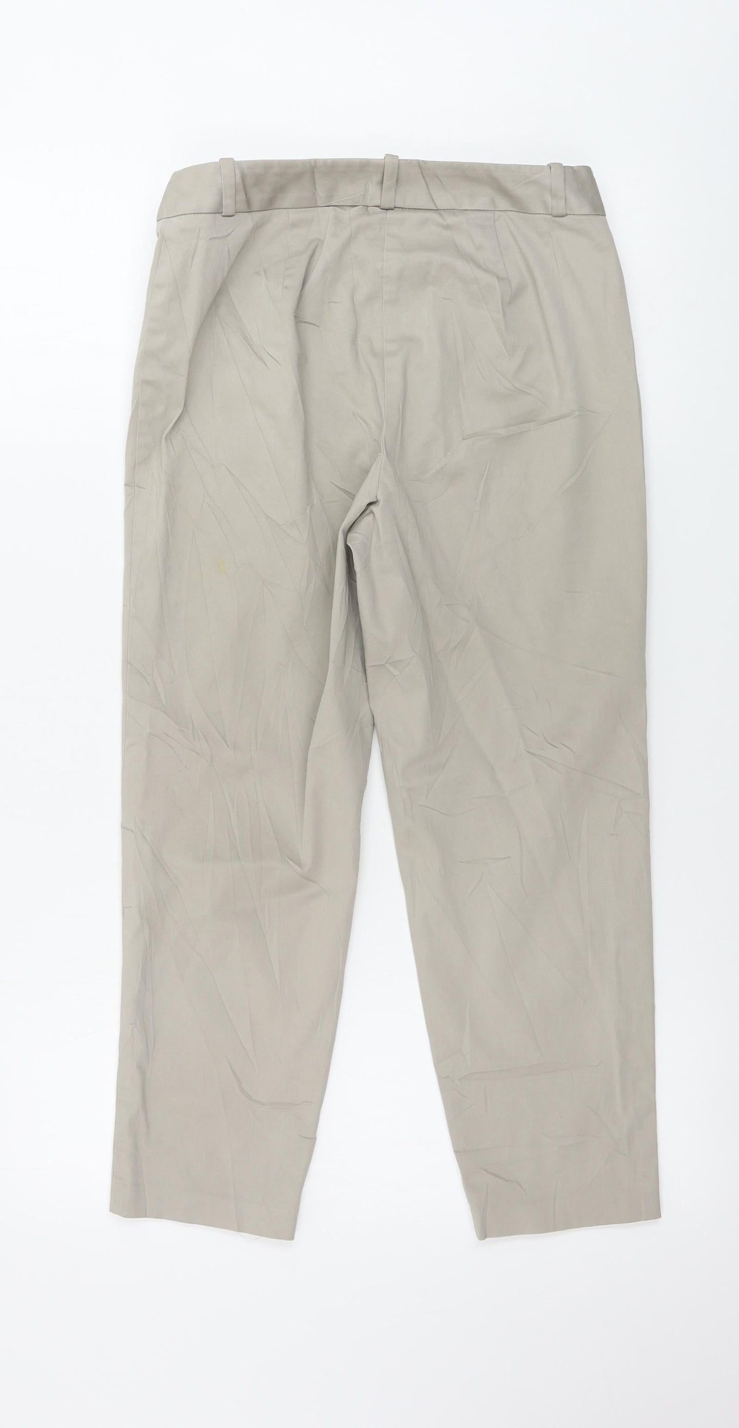 Marks and Spencer  Womens Beige   Trousers  Size 8 L22 in
