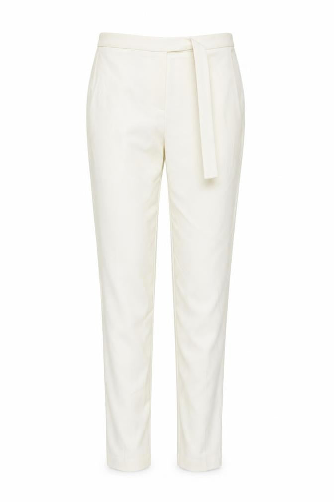 PRETTYLITTLETHING Womens Ivory   Trousers  Size 6 L25 in
