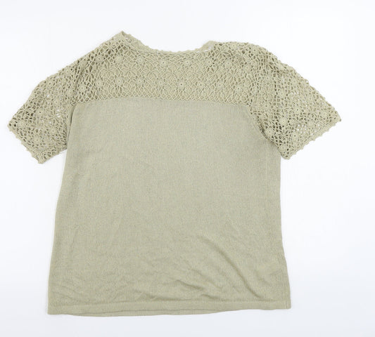 Preworn Womens Brown   Pullover Jumper Size 14