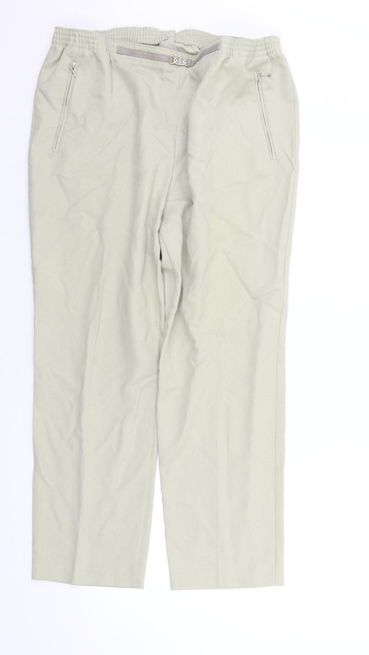 CANDA Womens Beige   Trousers  Size 18 L25 in