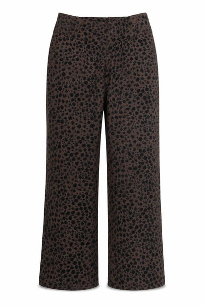 vig tim Womens Brown Animal Print  Trousers  Size 10 L26 in