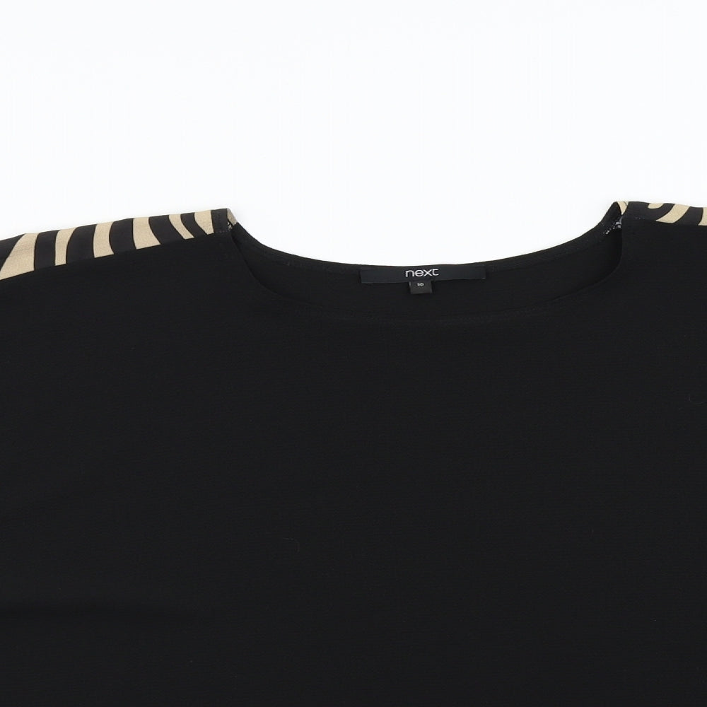 NEXT Womens Black   Basic Blouse Size 10