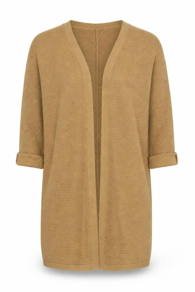 Boohoo Womens Brown  Knit Cardigan Jumper Size L