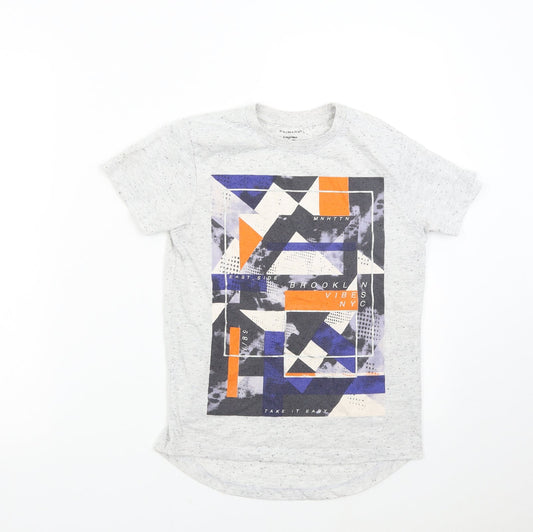 Primark Boys Grey   Basic T-Shirt Size 9-10 Years  - Brooklyn NYC