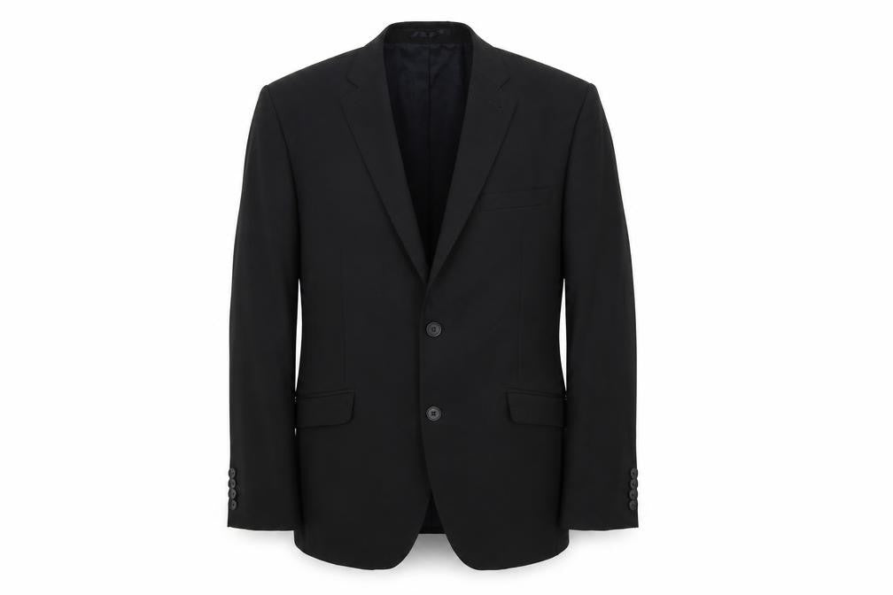 Racing Green Mens Black   Jacket Suit Jacket Size 36