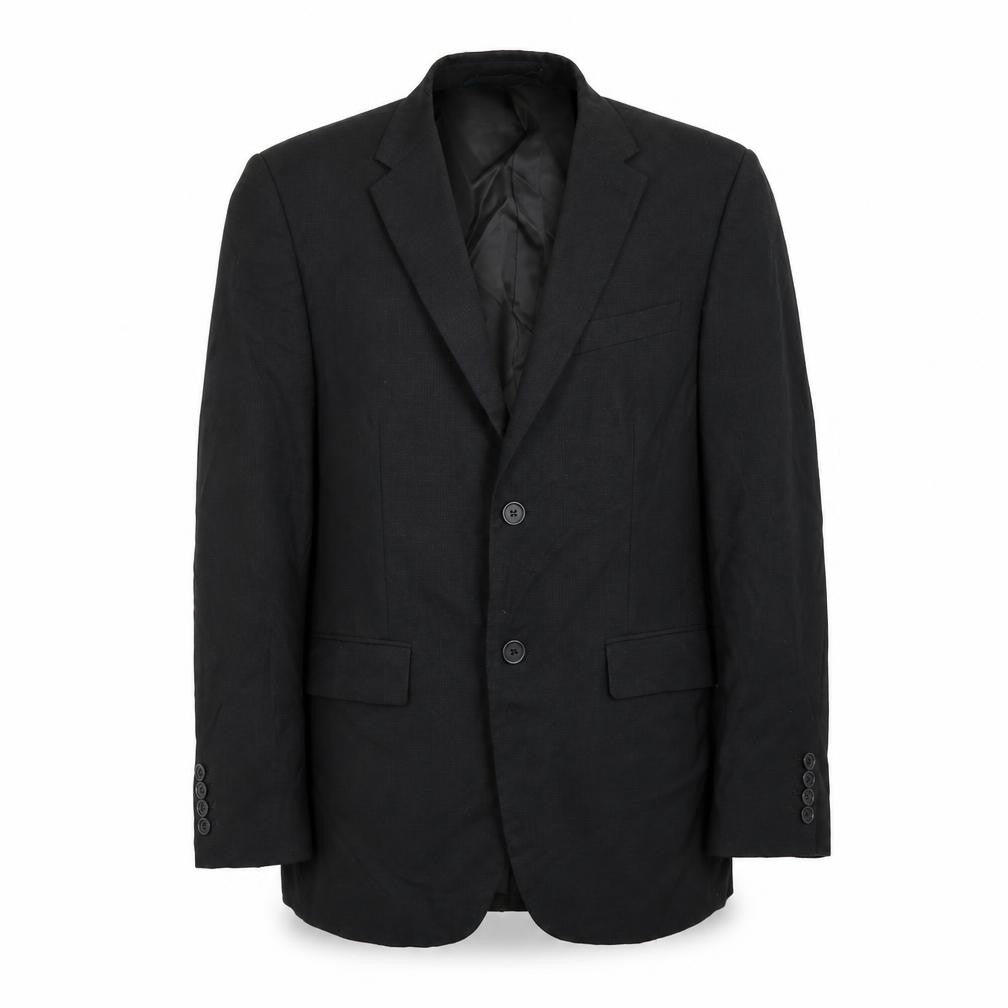 Perry Ellis Mens Black   Jacket Suit Jacket Size 38