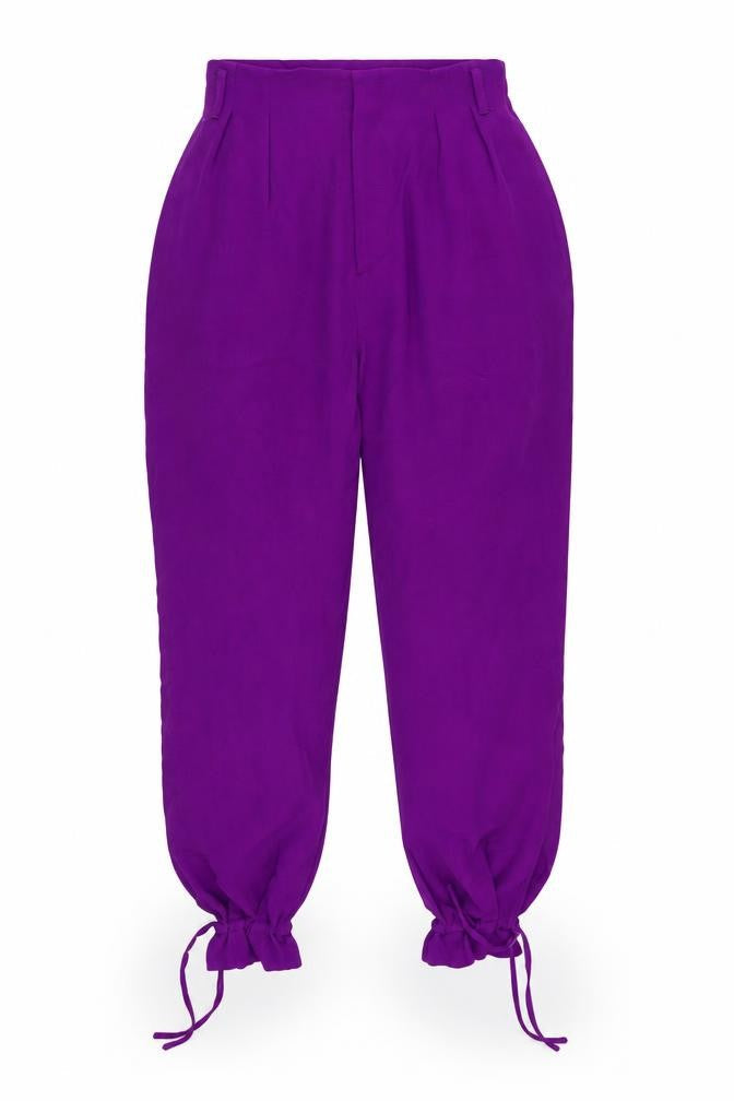 Preworn Womens Purple   Trousers  Size 10 L26 in