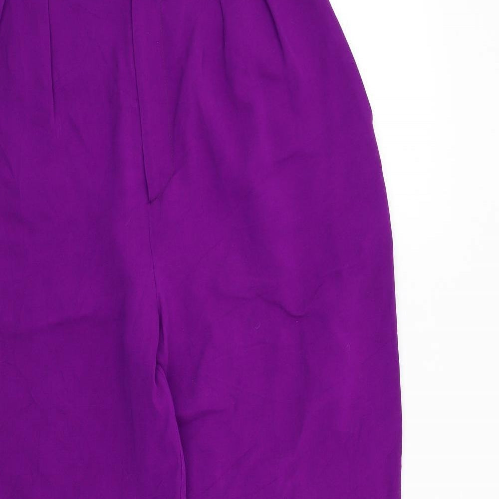 Preworn Womens Purple   Trousers  Size 10 L26 in