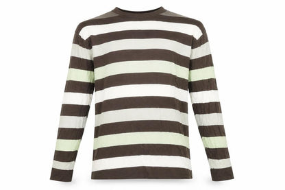 Cutting Edge Mens Multicoloured Striped Knit Pullover Jumper Size L