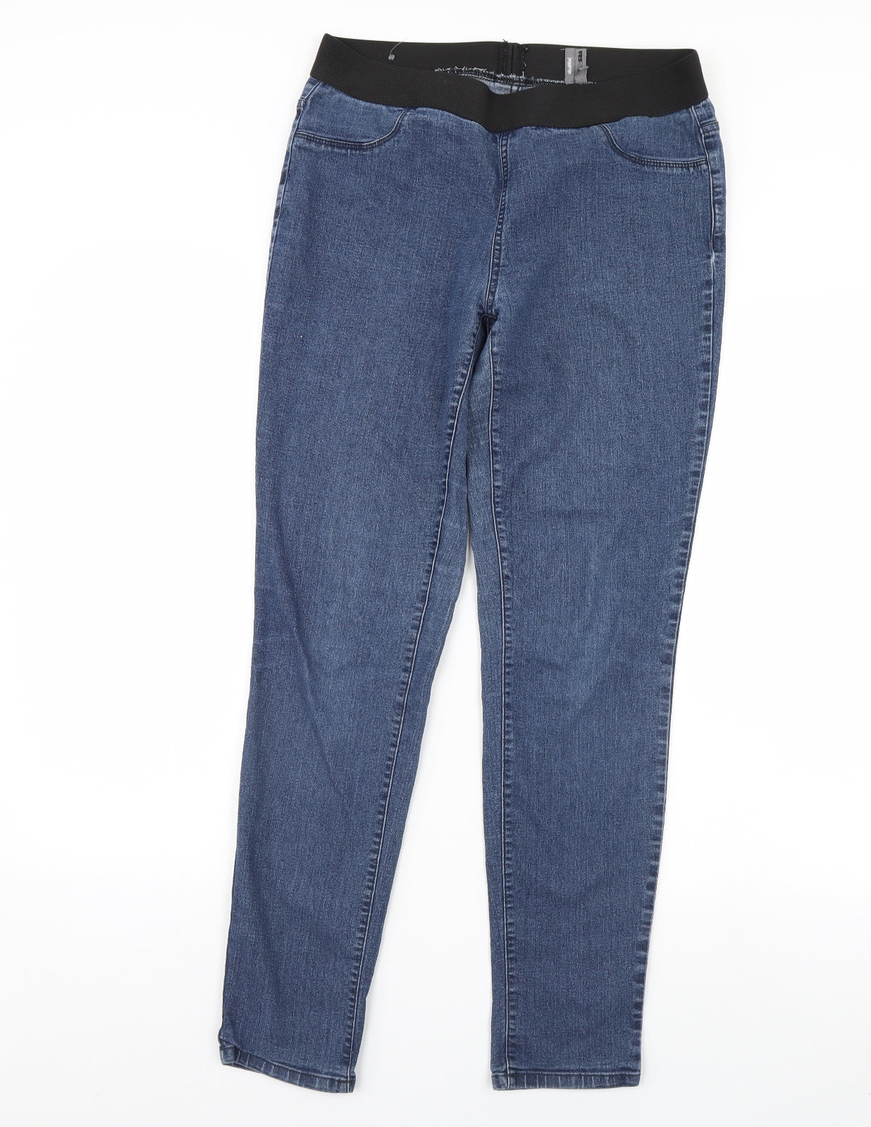 Yesyes Womens Blue  Denim Skinny Jeans Size 12 L30 in