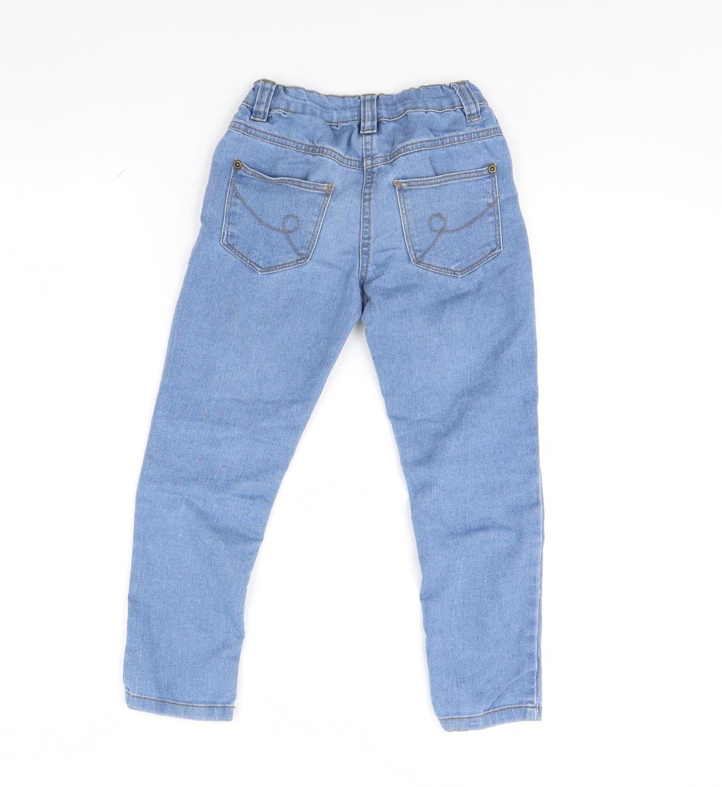 denim  Girls Blue  Denim Straight Jeans Size 6 Years