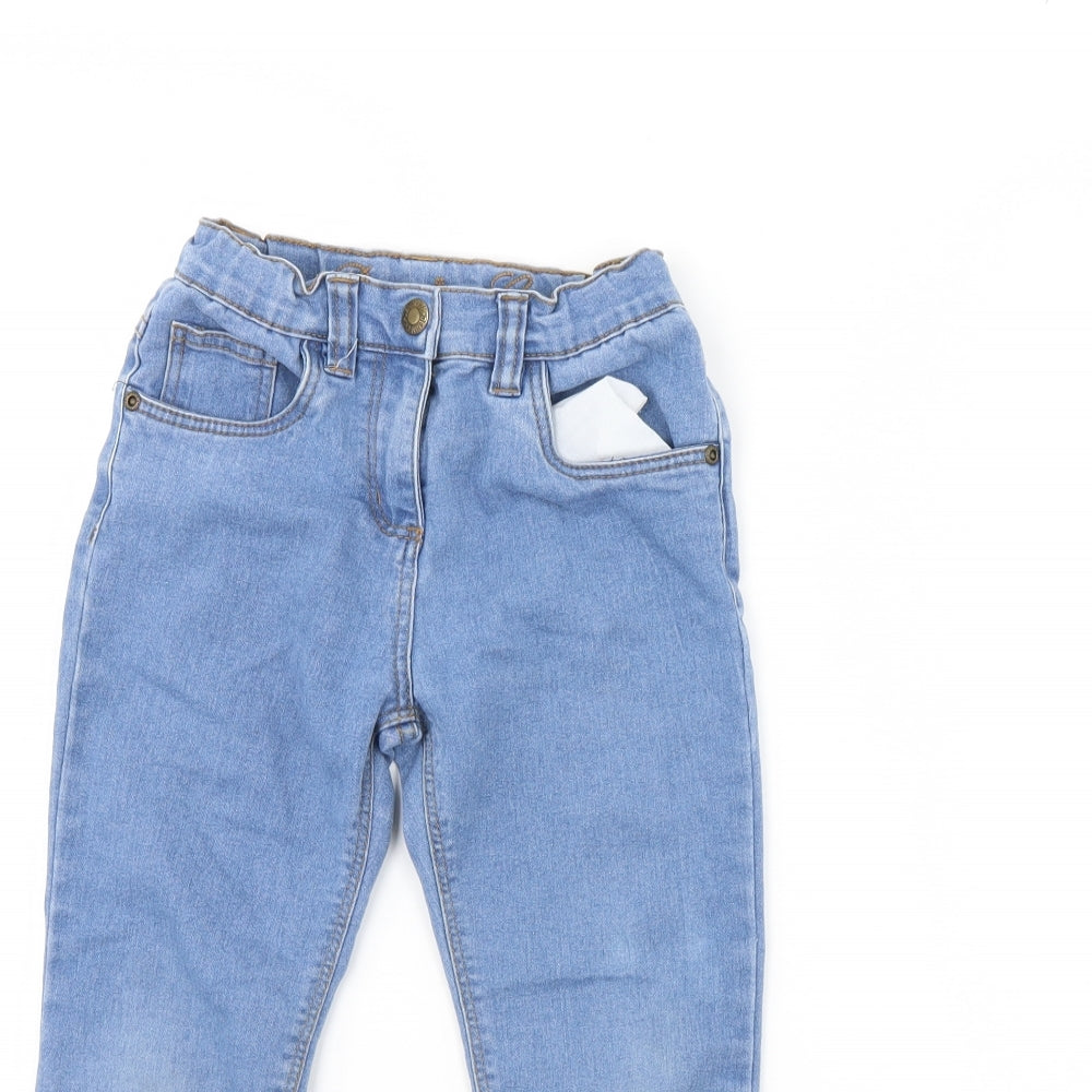 denim  Girls Blue  Denim Straight Jeans Size 6 Years