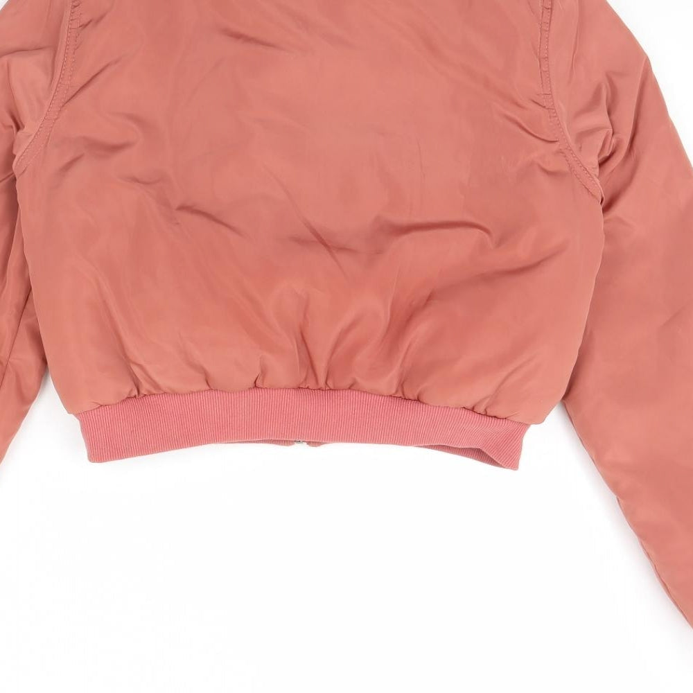 Missguided Womens Pink   Jacket Coat Size 8