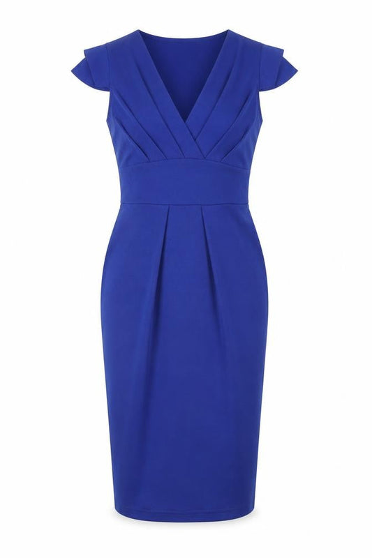 Billie & Blossom Womens Blue   Pencil Dress  Size 8