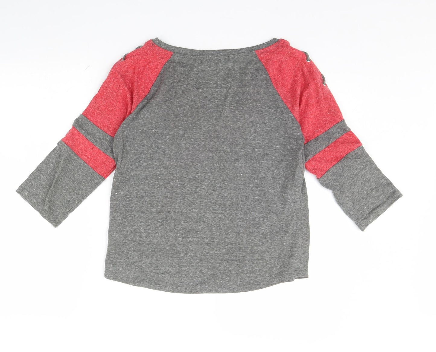 Derek Heart Womens Grey   Basic Blouse Size M