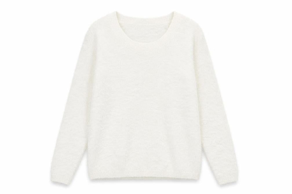 ESMARA  Womens White   Pullover Jumper Size M
