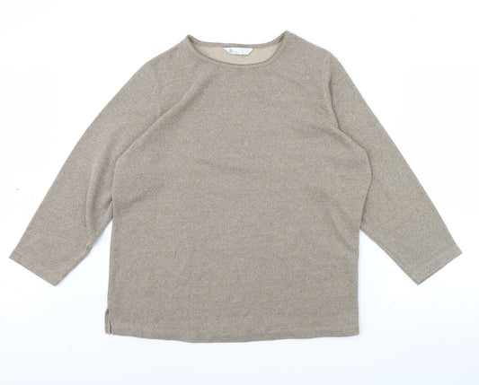 BHS Womens Brown   Pullover Jumper Size 18