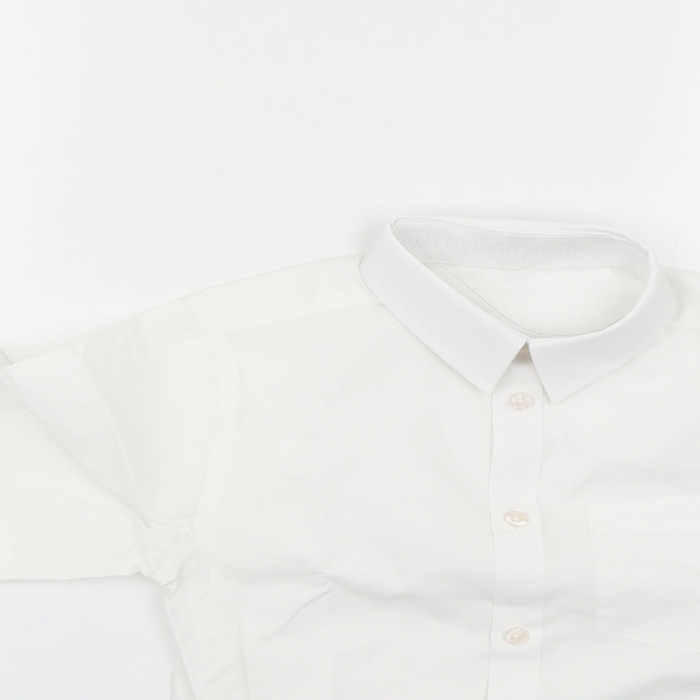 TU Boys White   Basic Button-Up Size 8 Years