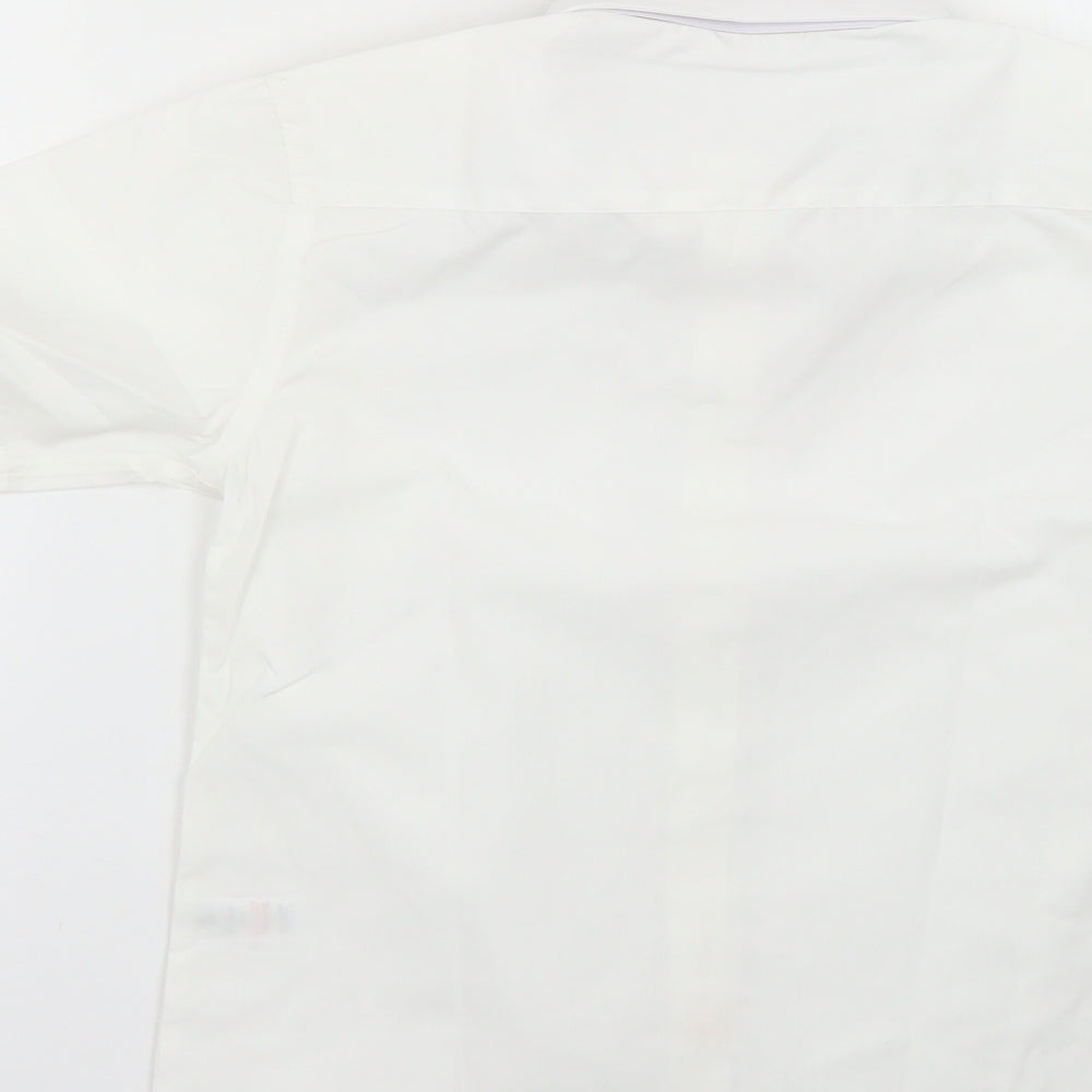 TU Boys White   Basic Button-Up Size 8 Years