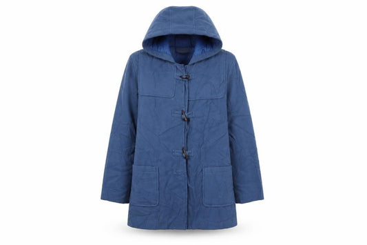anne de lancay Womens Blue   Overcoat Coat Size XL