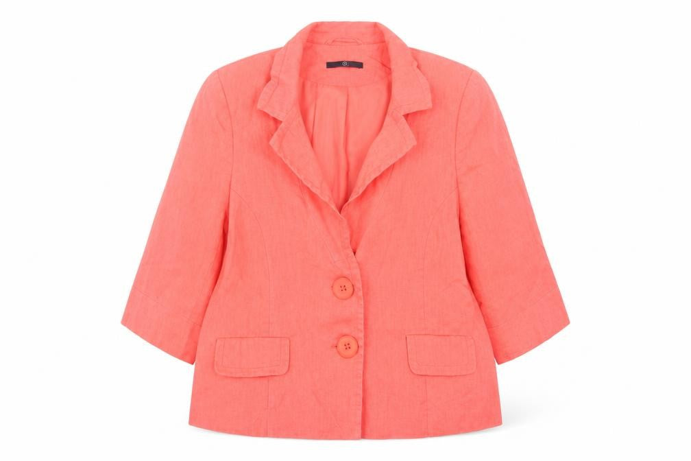 Evans Womens Orange   Overcoat Coat Size 22