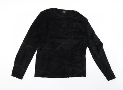 Hudson Mens Black   Pullover Jumper Size L