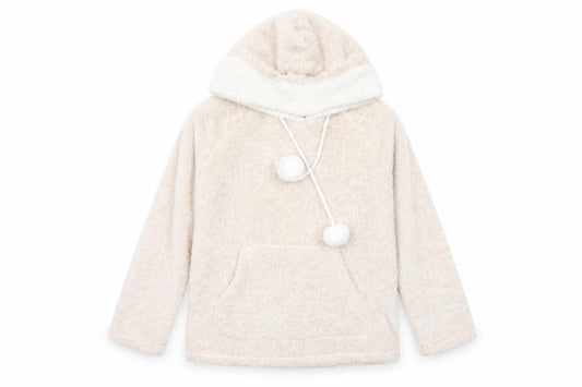 Marks and Spencer Womens Beige   Pullover Hoodie Size 10