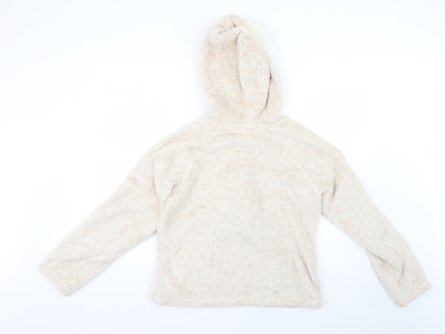 Marks and Spencer Womens Beige   Pullover Hoodie Size 10