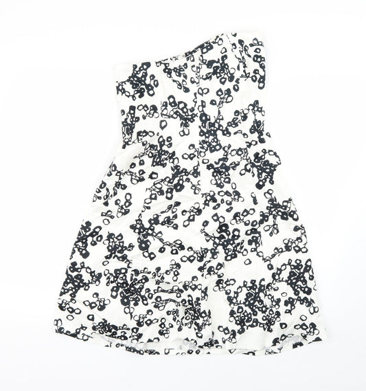 Preworn Womens Multicoloured Geometric  Ball Gown
