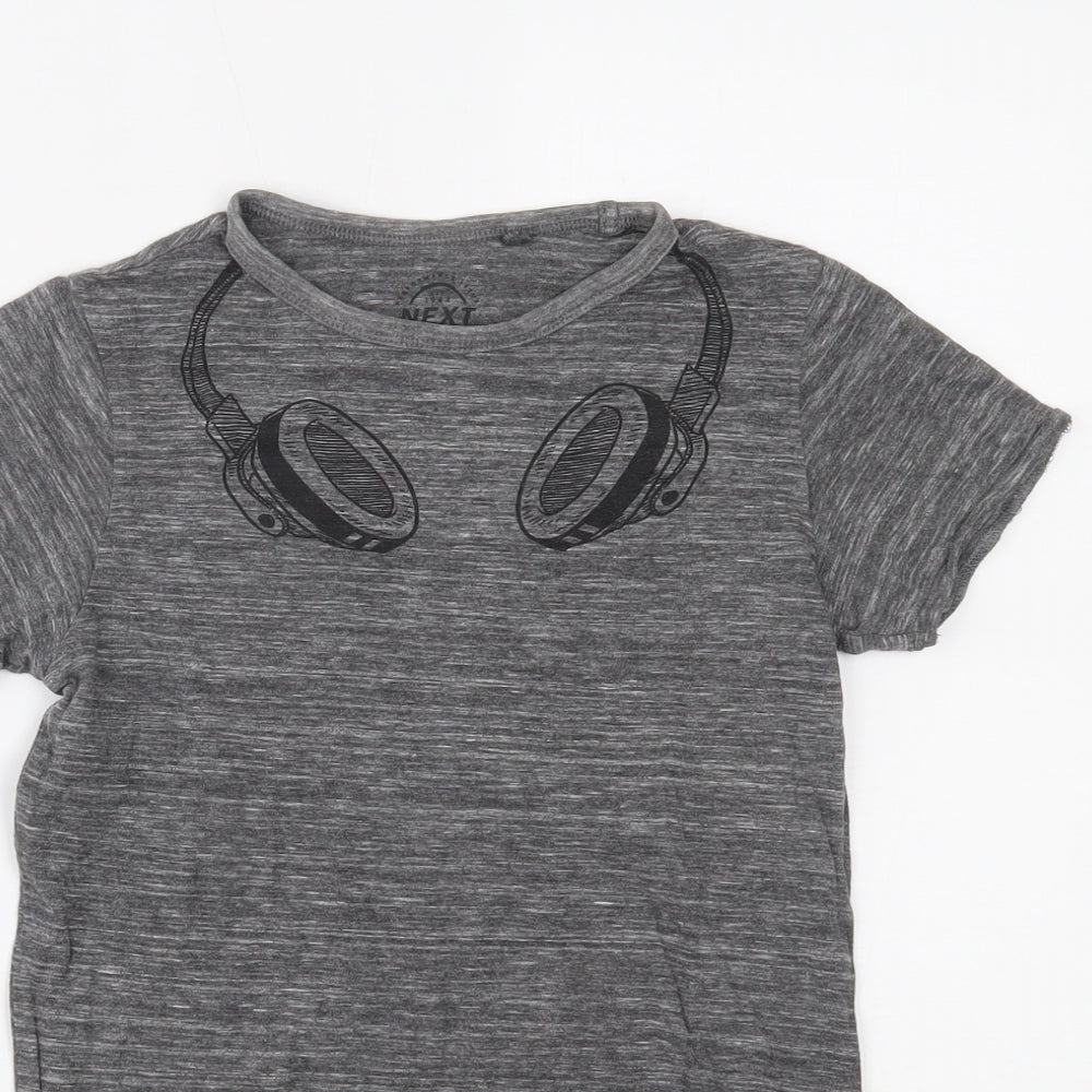 NEXT Boys Grey   Basic T-Shirt Size 8 Years