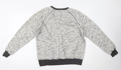 Preloved Primark Mens Grey   Pullover Jumper Size L - Back