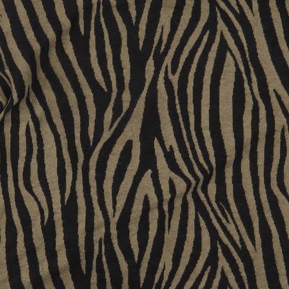Preloved F&F Womens Black Animal Print  Basic Blouse Size 12 - Label