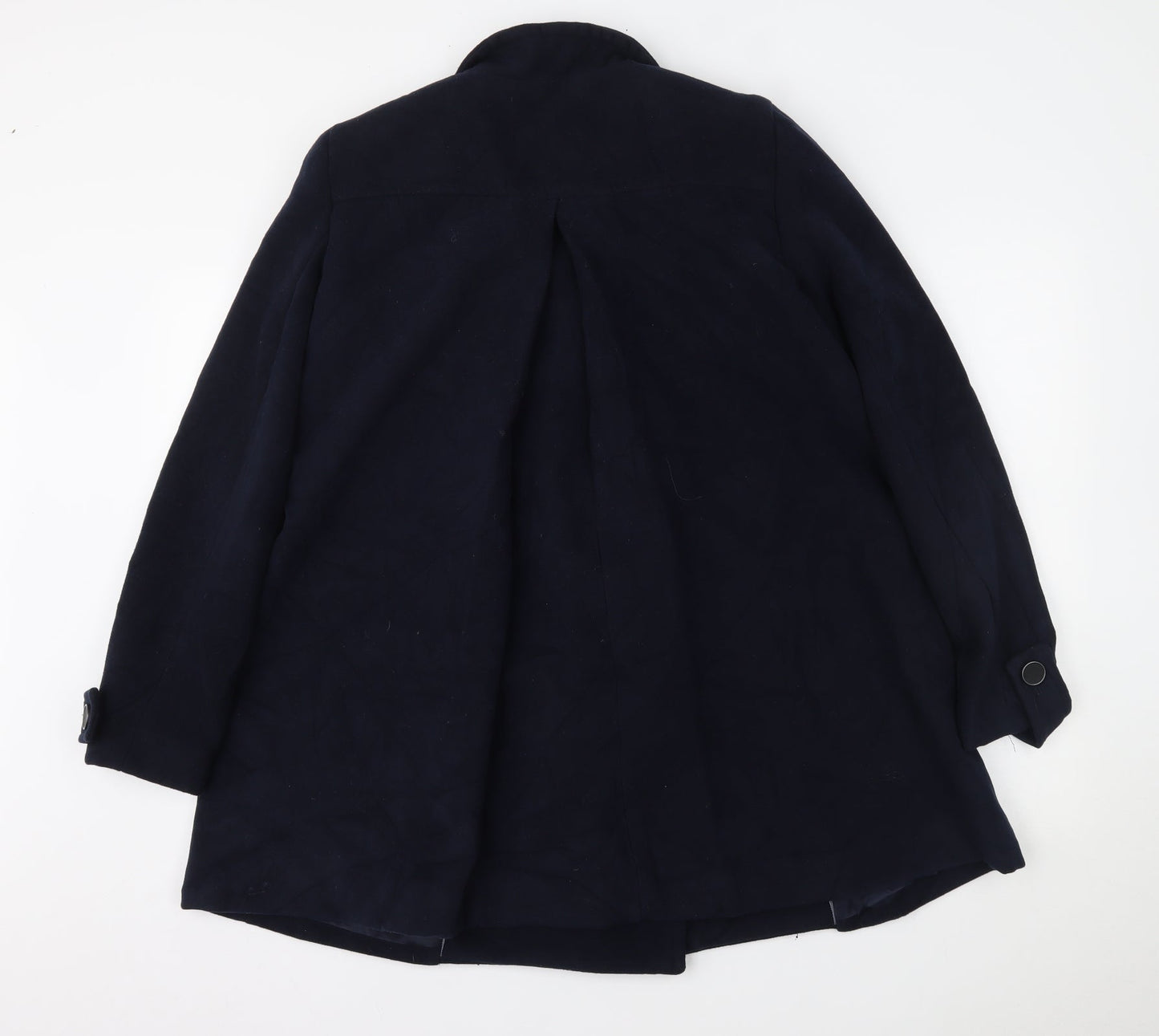 MNG Womens Blue   Overcoat Coat Size M