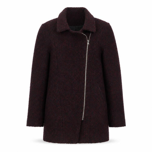 H&M Womens Purple   Overcoat Coat Size 4
