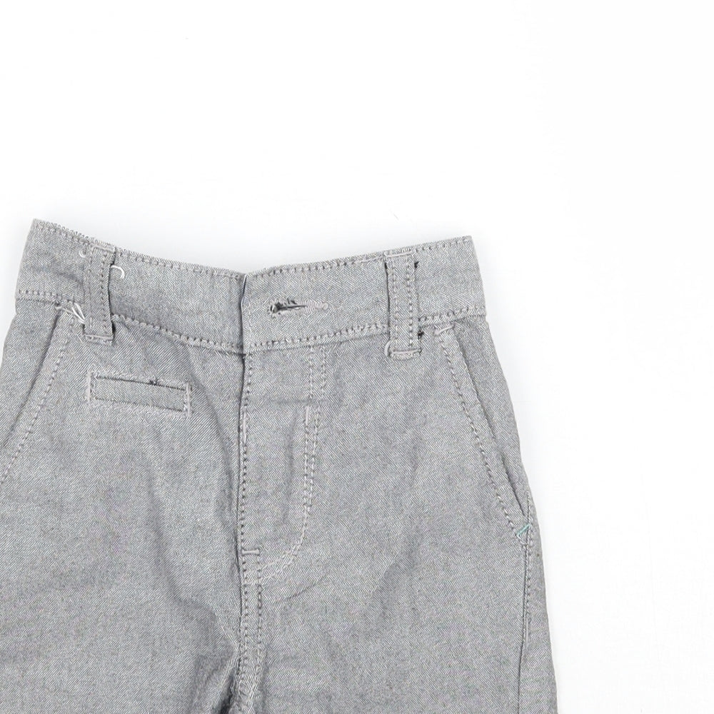 George Boys Grey   Cropped Trousers Size 12-18 Months