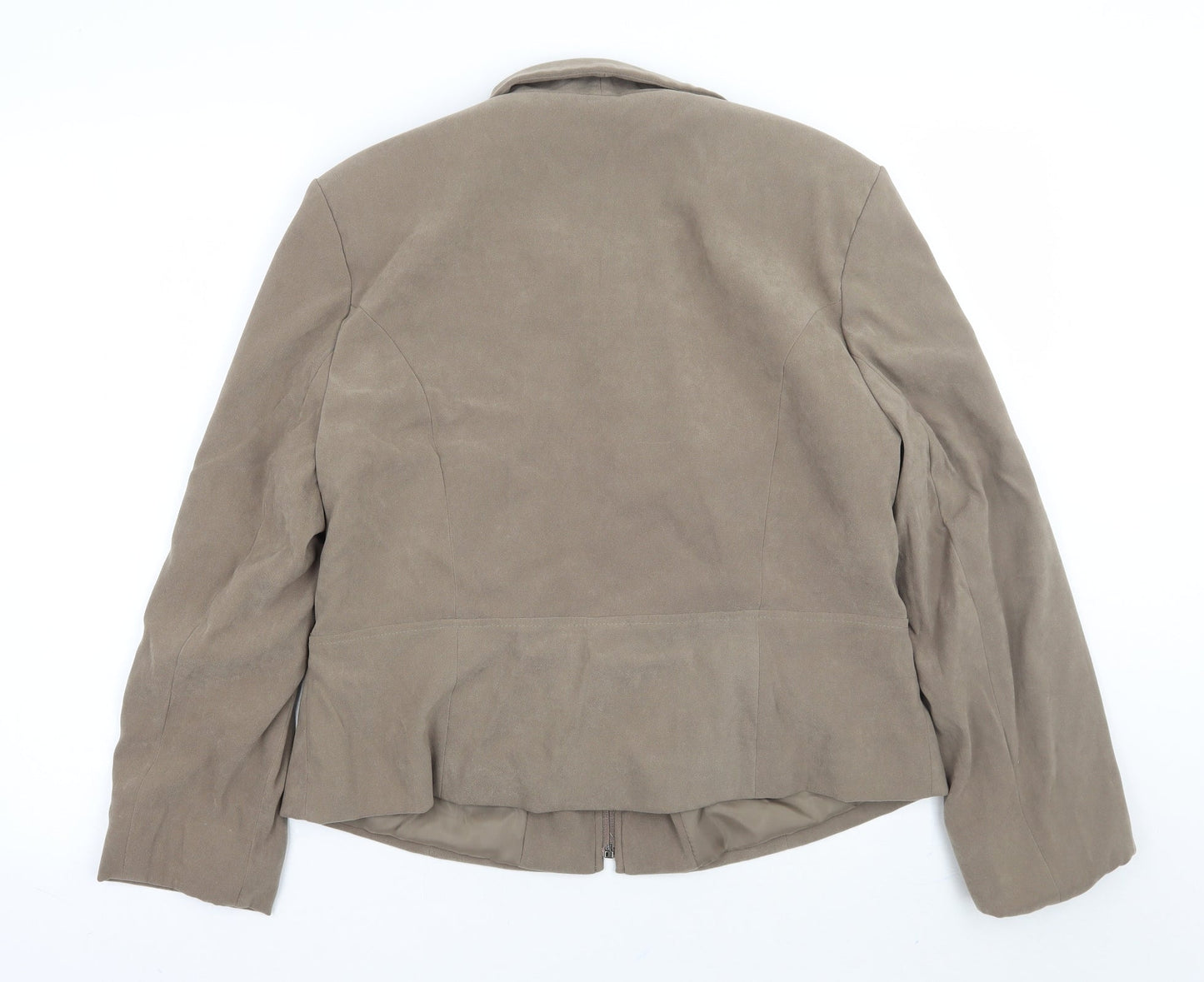 AMARANTO Womens Beige   Jacket Coat Size 18