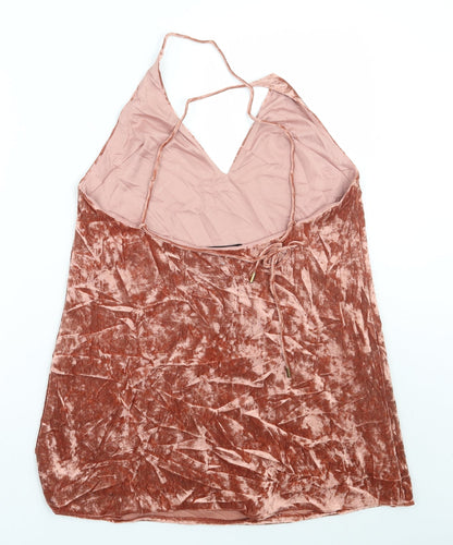 Preloved Ecru studios Womens Orange   A-Line  Size S - Back