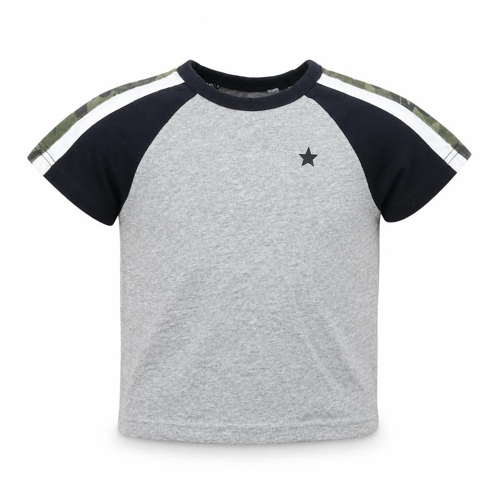 NEXT Girls Grey Geometric  Basic T-Shirt Size 2 Years