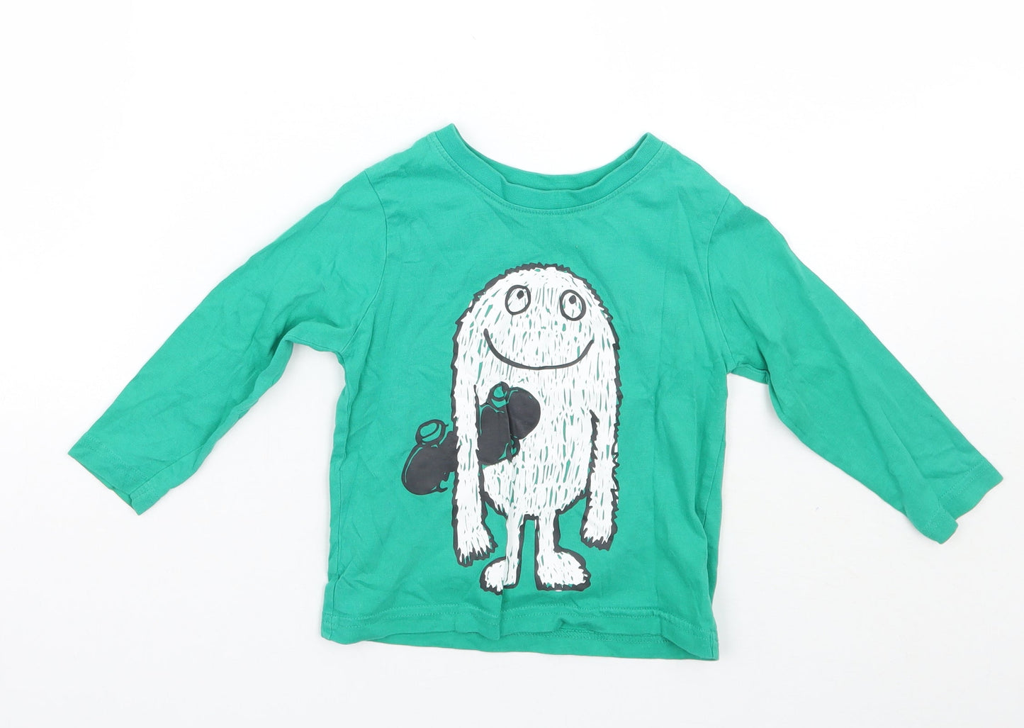 Nutmeg Boys Green   Basic T-Shirt Size 2 Years