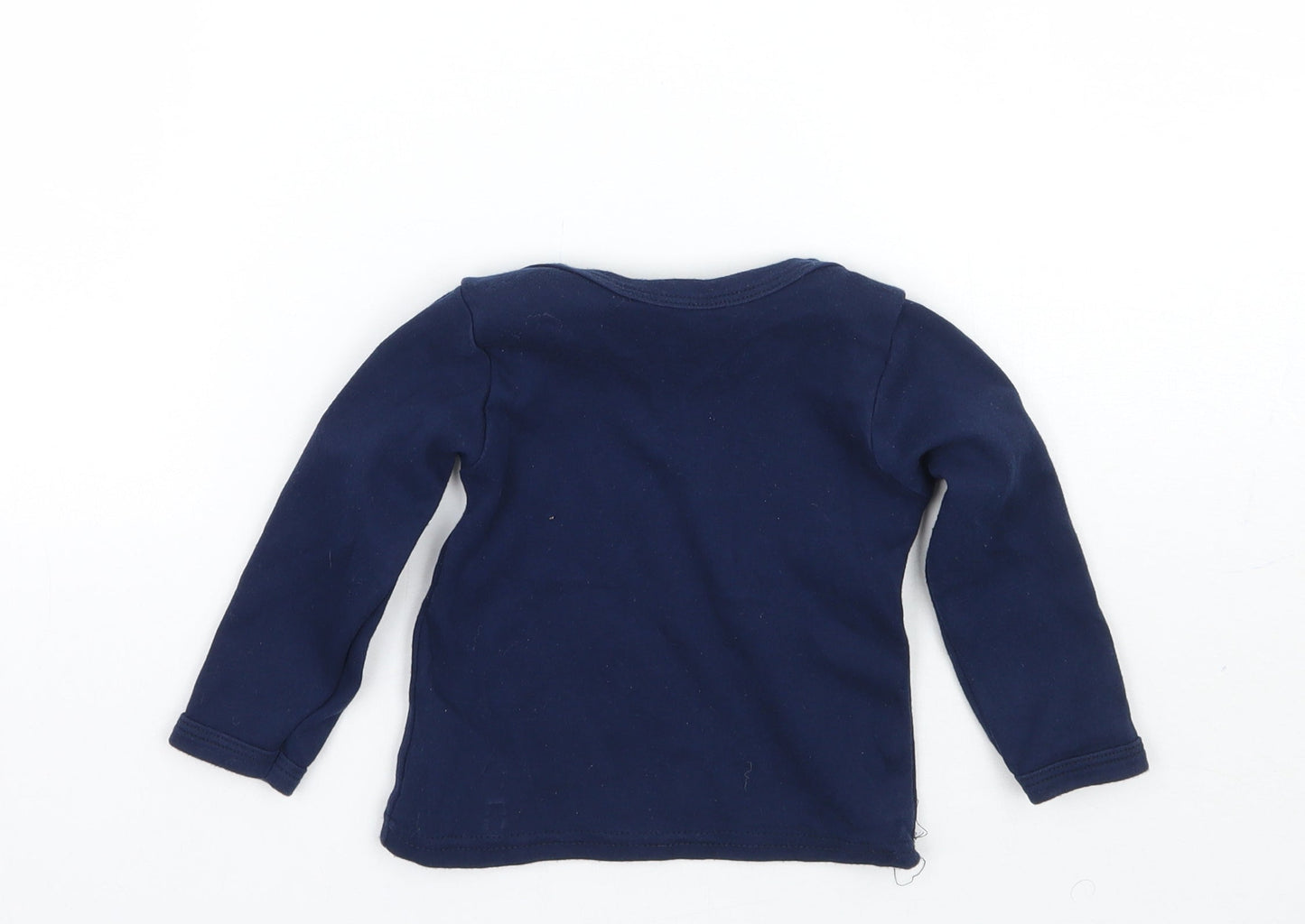 Preworn Girls Blue   Basic T-Shirt Size 2 Years